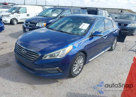2015 Hyundai Sonata Limited z USA, uszkodzony, nr VIN 5NPE34AF7FH013153